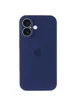 Чохол Silicone Case Full Camera Protective (AA) для Apple iPhone 16 (6.1") Синій / Deep navy