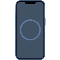 Чехол Silicone case (AAA) with Magsafe and Animation (button) для Apple iPhone 16 (6.1") Denim