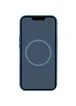 Чехол Silicone case (AAA) with Magsafe and Animation (button) для Apple iPhone 16 (6.1") Denim