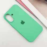 Чехол Silicone Case Full Protective (AA) для Apple iPhone 16 (6.1") Зеленый / Spearmint