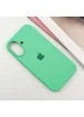 Чехол Silicone Case Full Protective (AA) для Apple iPhone 16 (6.1") Зеленый / Spearmint