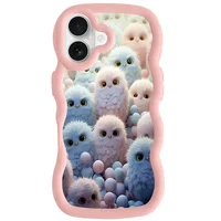 Чехол TPU Cloudy Pictures для Apple iPhone 16 (6.1") Owls