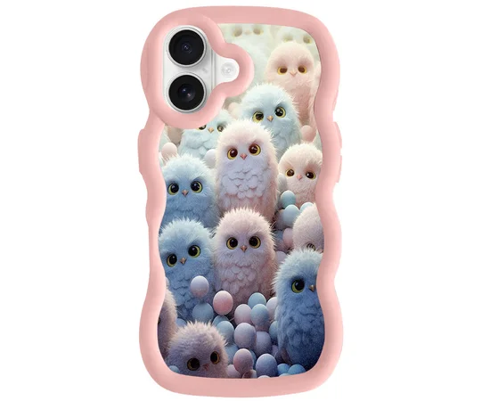 Чехол TPU Cloudy Pictures для Apple iPhone 16 (6.1") Owls