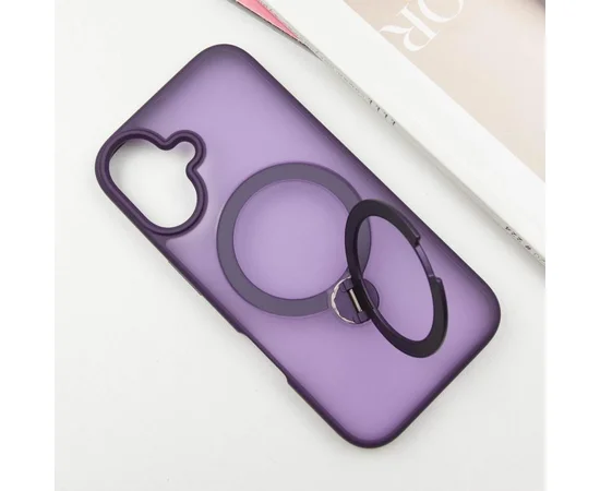 Чехол Ummi Colorful with MagSafe HQ Ring для Apple iPhone 16 (6.1") Purple