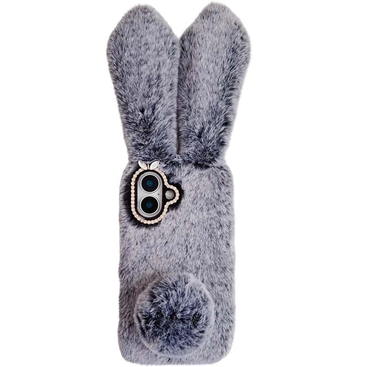 Чохол TPU Rabbit для Apple iPhone 16 (6.1") Grey