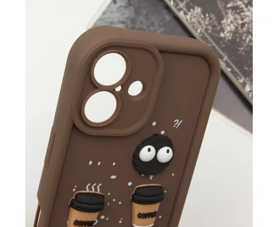 Чехол TPU Toys Case для Apple iPhone 16 (6.1") Brown / Always Happy