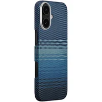 Чехол PC Carbon Protection Slim with MagSafe для Apple iPhone 16 (6.1") Blue
