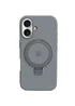 Чехол Silicone Case Full Protective with Ring для Apple iPhone 16 (6.1") Grey