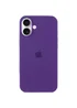 Чехол Silicone Case Full Protective (AA) для Apple iPhone 16 (6.1") Фиолетовый / Amethyst