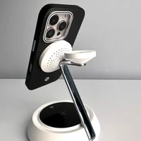 Чехол PC+Leather SGP with MagSafe для Apple iPhone 16 (6.1") Carbon