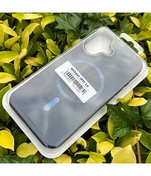 Шкіряний чохол SnapCase with MagSafe для Apple iPhone 16 (6.1") Dark Blue