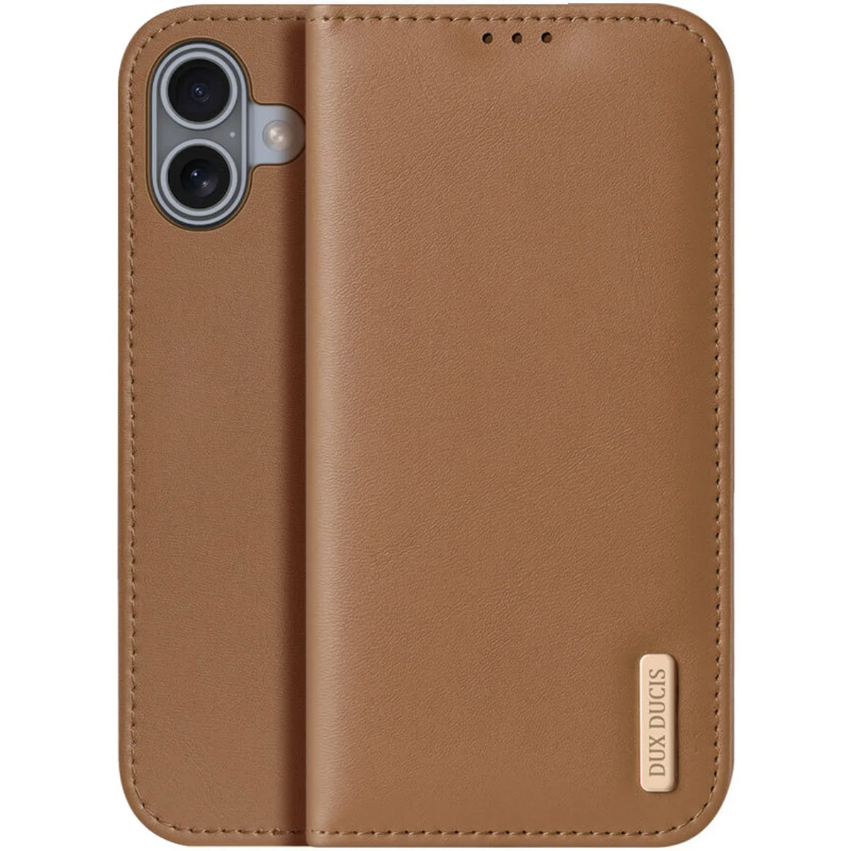 Чехол-книжка Dux Ducis Hivo для Apple iPhone 16 (6.1") Brown