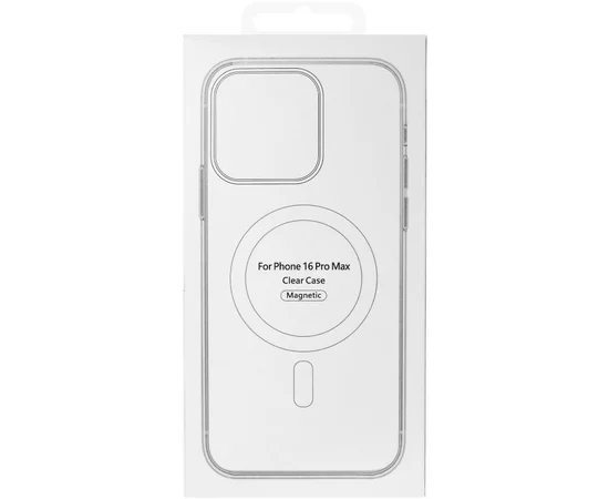 TPU+PC чехол Clear Garden with MagSafe для Apple iPhone 16 (6.1") Blue Blossom