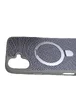 TPU+PC чехол Metal Buttons with MagSafe Carbon Ring для Apple iPhone 16 (6.1") Серый