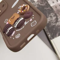 Чохол TPU Toys Case для Apple iPhone 16 (6.1") Brown / Sweet