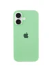 Чехол Silicone Case Full Protective (AA) для Apple iPhone 16 (6.1") Зеленый / Pistachio