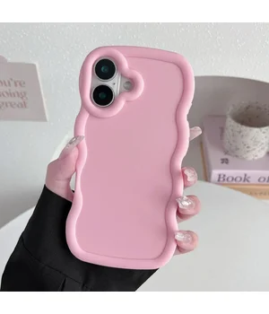 Чехол TPU Ripple для Apple iPhone 16 (6.1") Pink