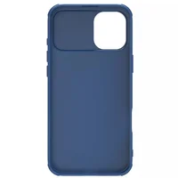 Карбоновая накладка Nillkin CamShield Pro для Apple iPhone 16 (6.1") Blue