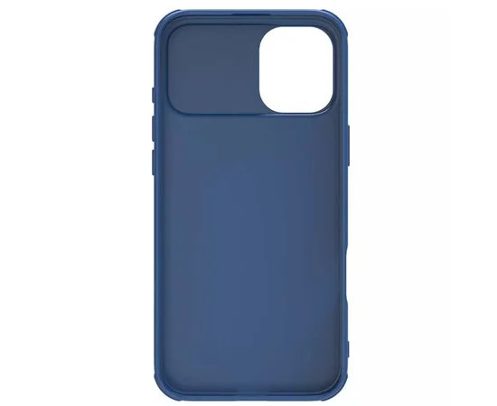 Карбоновая накладка Nillkin CamShield Pro для Apple iPhone 16 (6.1") Blue