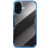 TPU чехол Nillkin Nature Pro Series для Apple iPhone 16 (6.1") Синий (прозрачный)