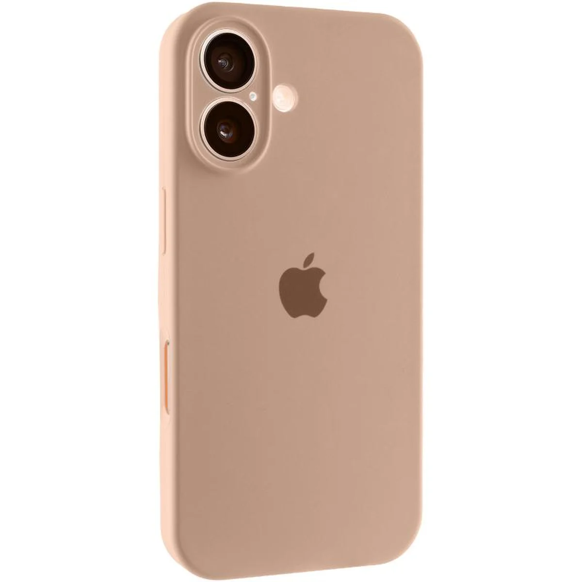 Чехол Silicone Case Full Camera Protective (AA) для Apple iPhone 16 (6.1") Бежевый / Desert Gold
