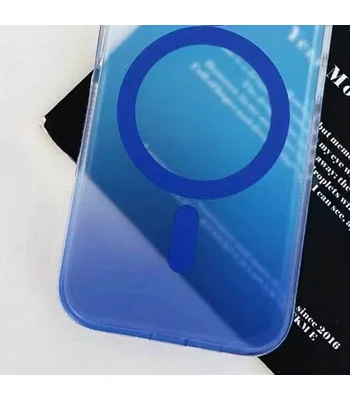 Чехол TPU+PC Phantom with MagSafe для Apple iPhone 16 (6.1") Blue