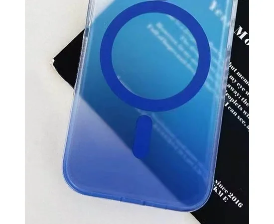 Чехол TPU+PC Phantom with MagSafe для Apple iPhone 16 (6.1") Blue