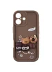 Чехол TPU Toys Case для Apple iPhone 16 (6.1") Brown / Sweet