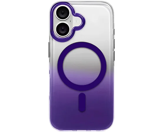 Чехол TPU+PC Phantom with MagSafe для Apple iPhone 16 (6.1") Purple