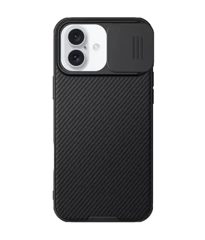 Карбонова накладка Nillkin CamShield Pro для Apple iPhone 16 (6.1") Black