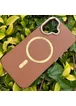 Кожаный чехол SnapCase with MagSafe для Apple iPhone 16 (6.1") Brown