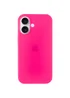 Чехол Silicone Case Full Protective (AA) для Apple iPhone 16 (6.1") Розовый / Barbie pink