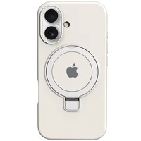 Чехол Silicone Case Full Protective with Ring для Apple iPhone 16 (6.1") White