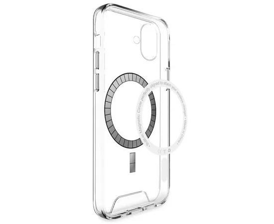 Чехол TPU Space Case with MagSafe для Apple iPhone 16 (6.1") Прозрачный