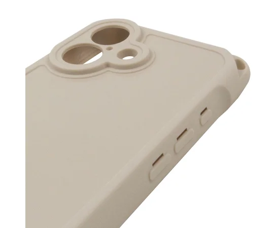 Чехол TPU CrossBody with straps для Apple iPhone 16 (6.1") Antique White