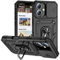 Чехол Ummi Camshield Serge Ring для Apple iPhone 16 (6.1") Черный / Black