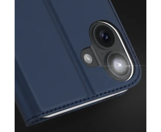 Чохол-книжка Dux Ducis з кишенею для візиток для Apple iPhone 16 (6.1") Синій