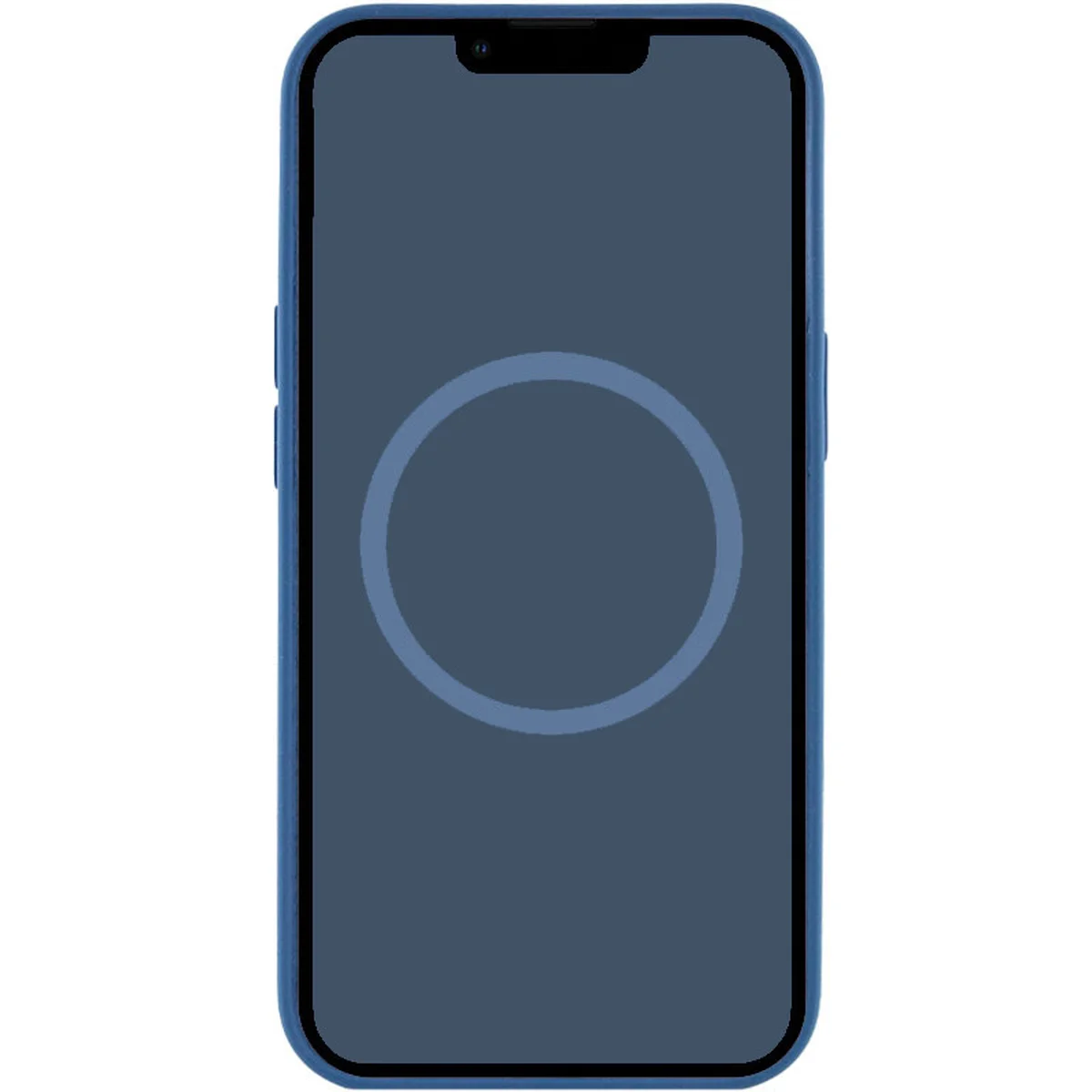 Чехол Silicone case (AAA) full with Magsafe and Animation для Apple iPhone 16 (6.1") Denim