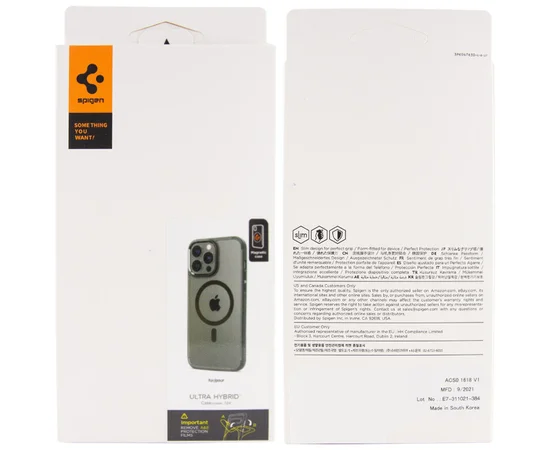 Чохол SGP Ultra Hybrid Mag для Apple iPhone 16 (6.1") Чорний