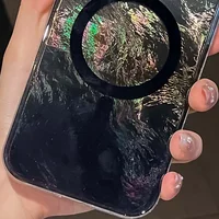 Чехол TPU Shiny Mountain (MagFit) для Apple iPhone 16 (6.1") Black