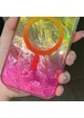 Чехол TPU Shiny Mountain (MagFit) для Apple iPhone 16 (6.1") Yellow / Pink