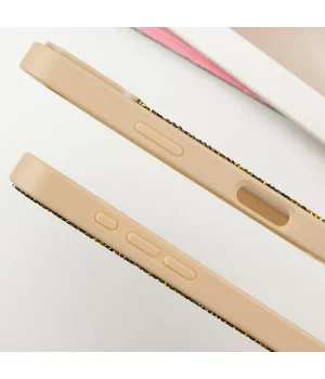 TPU чохол Bling World Rock Diamond with MagSafe для Apple iPhone 16 (6.1") Gold