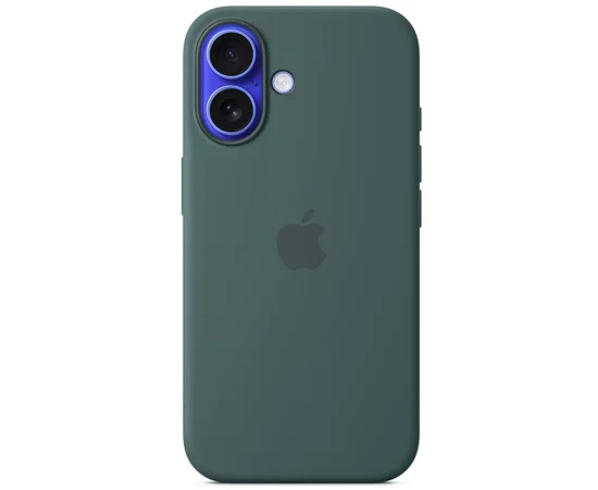 Чохол Silicone case (AAA) full with Magsafe and Animation для Apple iPhone 16 (6.1") Lake Green