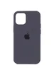 Чехол Silicone Case Full Protective (AA) для Apple iPhone 16 (6.1") Серый / Dark Gray