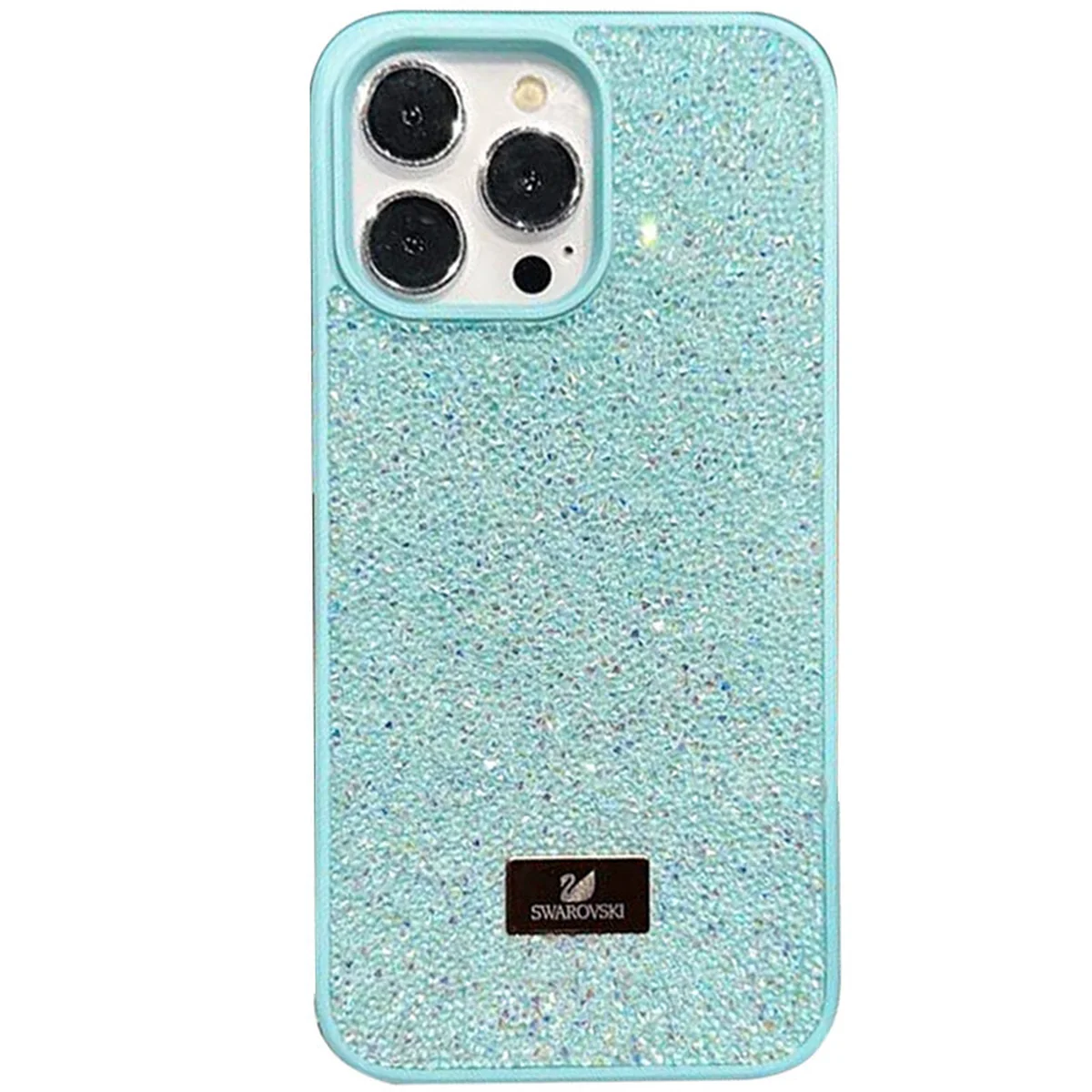 TPU чехол Bling World Rock Diamond для Apple iPhone 16 (6.1") Голубой