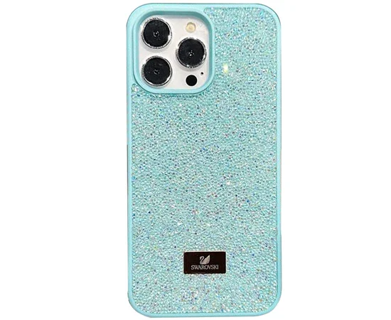 TPU чехол Bling World Rock Diamond для Apple iPhone 16 (6.1") Голубой