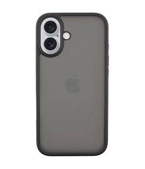 TPU+PC чехол Metal Buttons для Apple iPhone 16 (6.1") Черный TPU+PC чехол Metal Buttons для Apple iPhone 16 (6.1") Черный