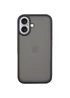 TPU+PC чехол Metal Buttons для Apple iPhone 16 (6.1") Черный