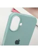 Чехол Silicone Case Full Protective (AA) для Apple iPhone 16 (6.1") Бирюзовый / Beryl