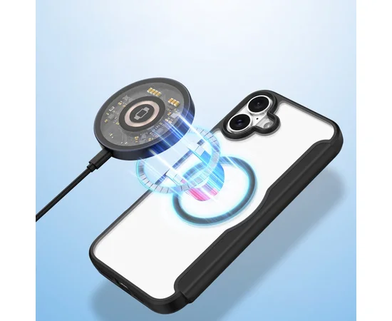 Чехол-книжка Dux Ducis Skin X Pro with MagSafe для Apple iPhone 16 (6.1") Black